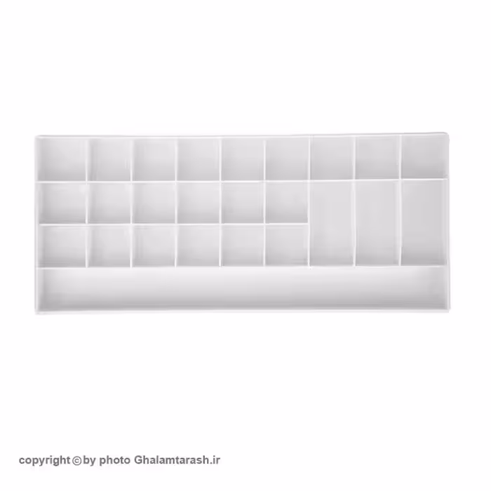 پالت نقاشی 25 خانه درب دار مستطیلی