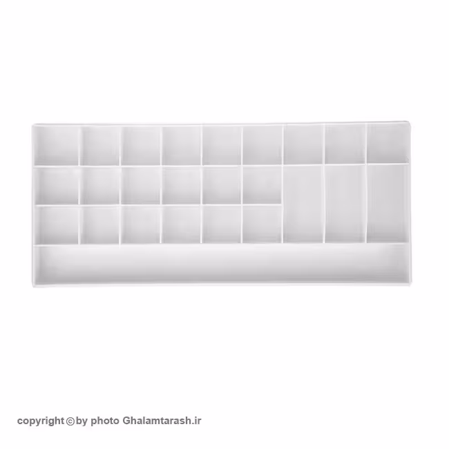 پالت نقاشی 25 خانه درب دار مستطیلی