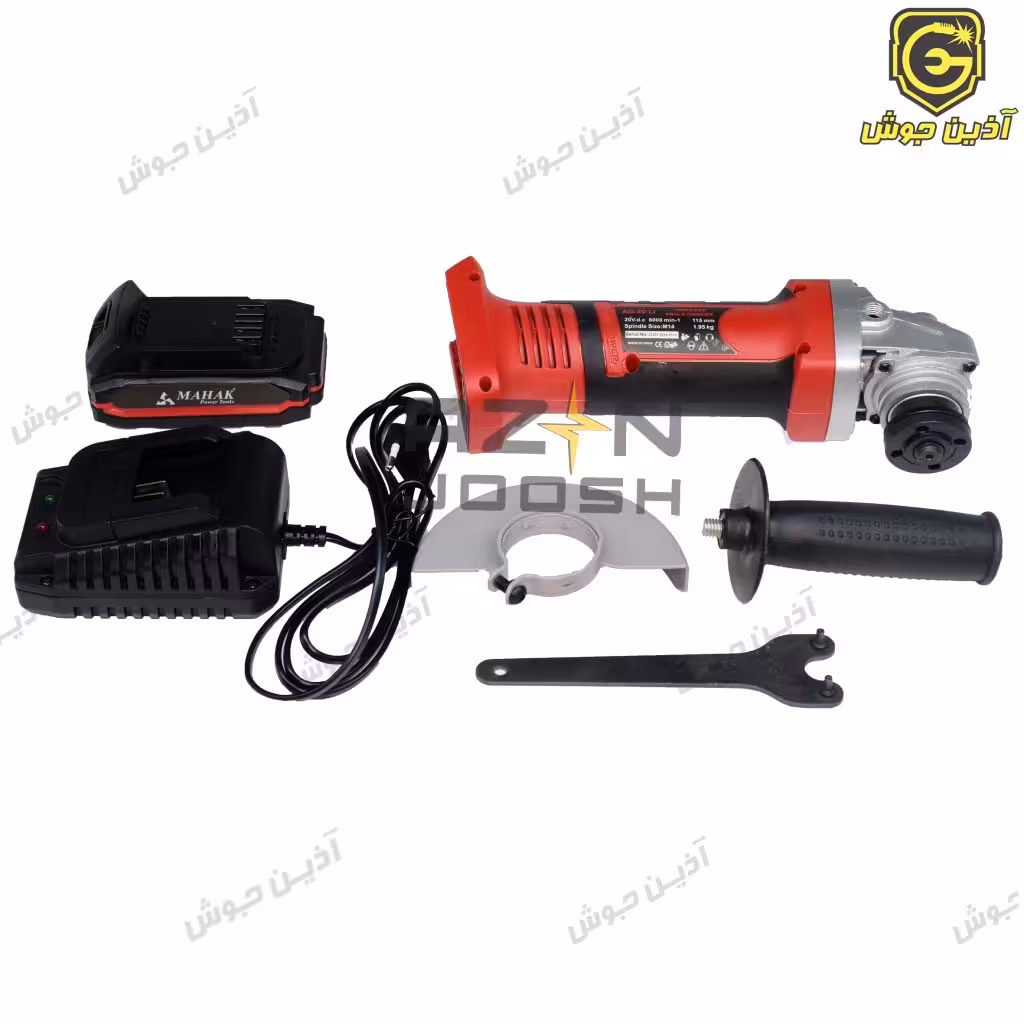 مینی فرز شارژی 20 ولت محک MAHAK مدل AG-20LI