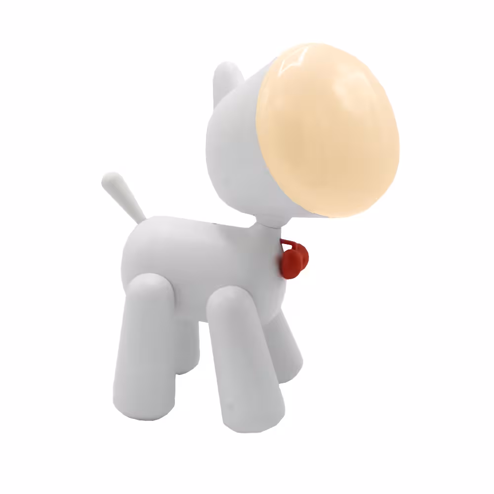 چراغ خواب کارتونی طرح سگ Dog Shape Night Light USB Rechargeable Table Lamp Cartoon