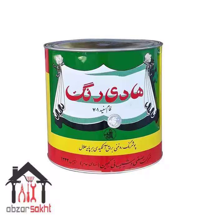 رنگ روغنی براق هادی کد 701 حلب 4 کیلویی