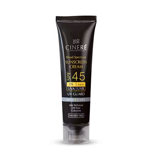 کرم ضد آفتاب مخصوص آقایان SPF45 سینره