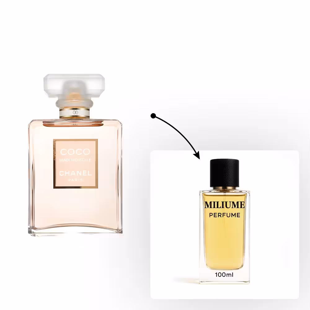 اسانس عطر Chanel Coco Mademoiselle برند gemini - کد 2153 - شنل کوکو مادمازل کوکو شانل 100ML - میلیوم پرفیوم