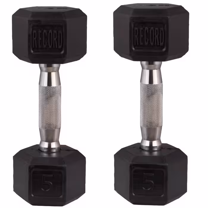 دمبل رکورد مدل N11 وزن 5 کیلوگرم بسته 2 عددی | کالا مکس