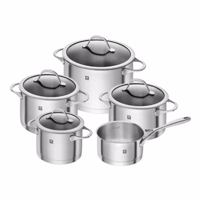 سرویس قابلمه استیل 5 تکه Zwilling آلمان مدل ESSENCE