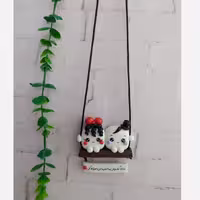 آویز ماشین طرح قند دوتایی | amazonchi