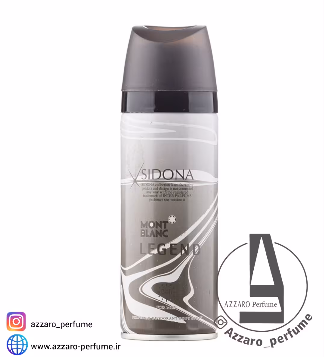 اسپری بدن مردانه سیدونا مدل Mont Blanc Legend حجم 200میل