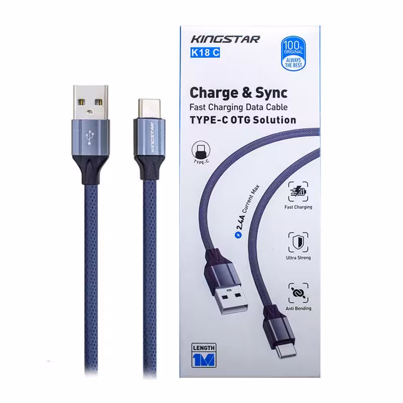 کابل تایپ سی کینگ استار مدل Kingstar K18 C