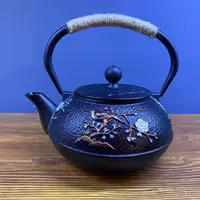 قوری چدن طرح دار ساور کد 324