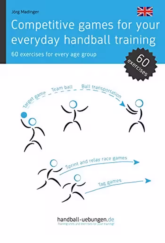 خرید و دانلود نسخه کامل کتاب Competitive games for your everyday handball training: 60 exercises for every age group
