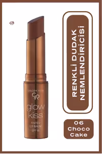 تینت بالم لب glow kiss  گلدن رز شماره 06 choco cake