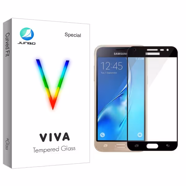 محافظ صفحه نمایش شیشه ای جانبو مدل Viva Glass مناسب برای گوشی موبایل سامسونگ galaxy J3 Pro