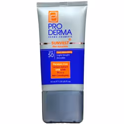 کرم ضد آفتاب فاقد چربی مخصوص آقایان SPF50 پرودرما