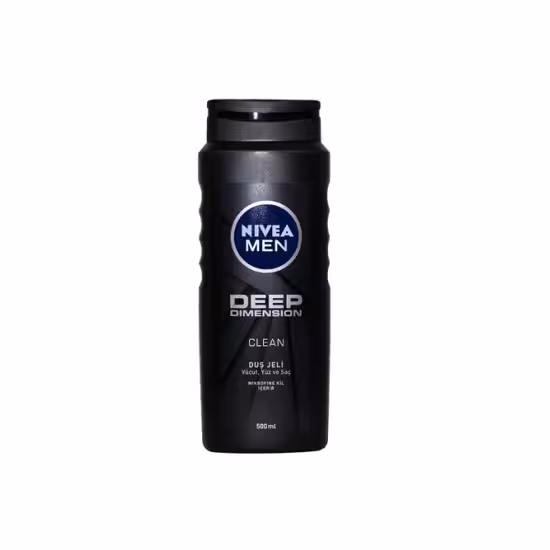 شامپو سر و بدن و صورت مردانه مدل DEEP DIMENSION نیوا NIVEA حجم 500 میل