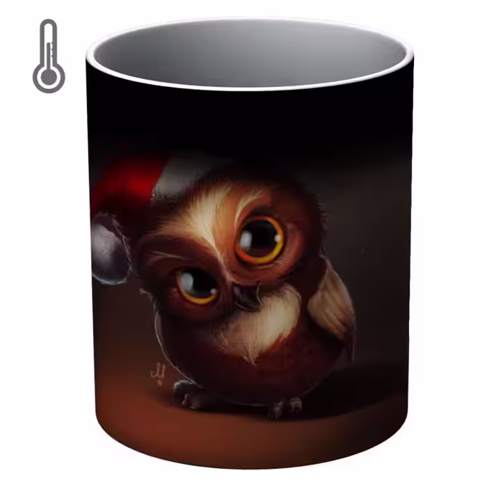 خرید ماگ-لیوان حرارتی آتوسا  جغد بابا نوئل Temp Owl 013