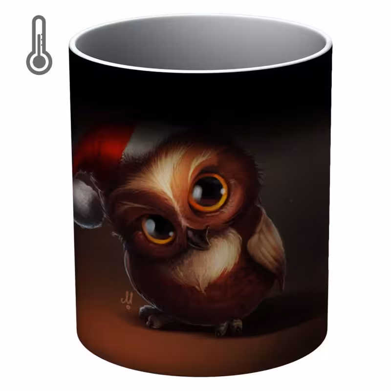 خرید ماگ-لیوان حرارتی آتوسا  جغد بابا نوئل Temp Owl 013