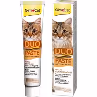 خمیر مالت گربه برند جیم کت (GimCat) انتی هیربال با طعم پنیر