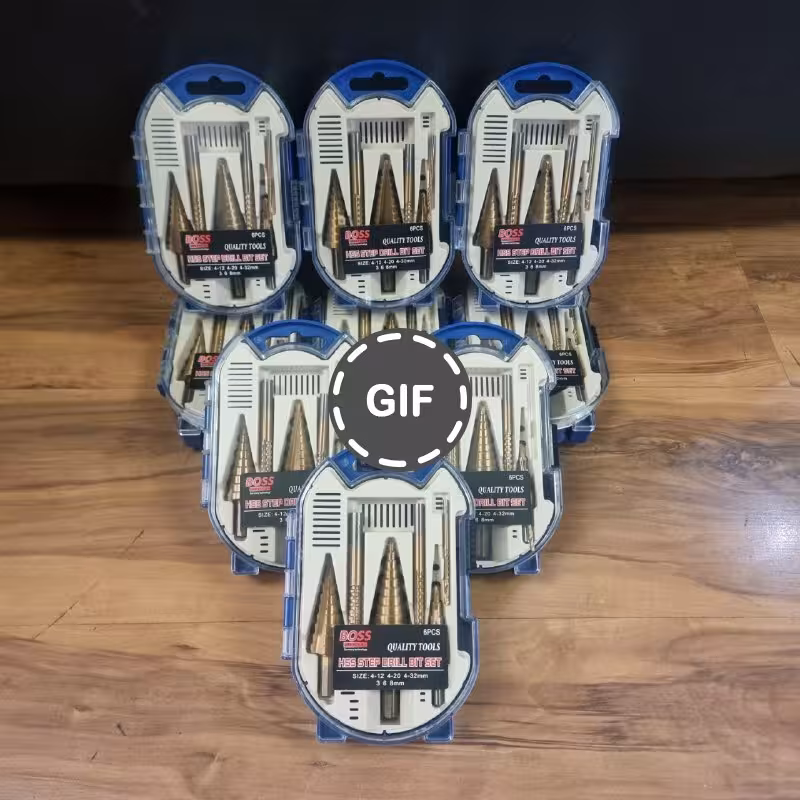 مجموعه مته کاجی 6 عددی باس مدل bsbits