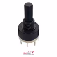 کلید سلکتور پلاستیکی 4 حالته 1 پل RS16