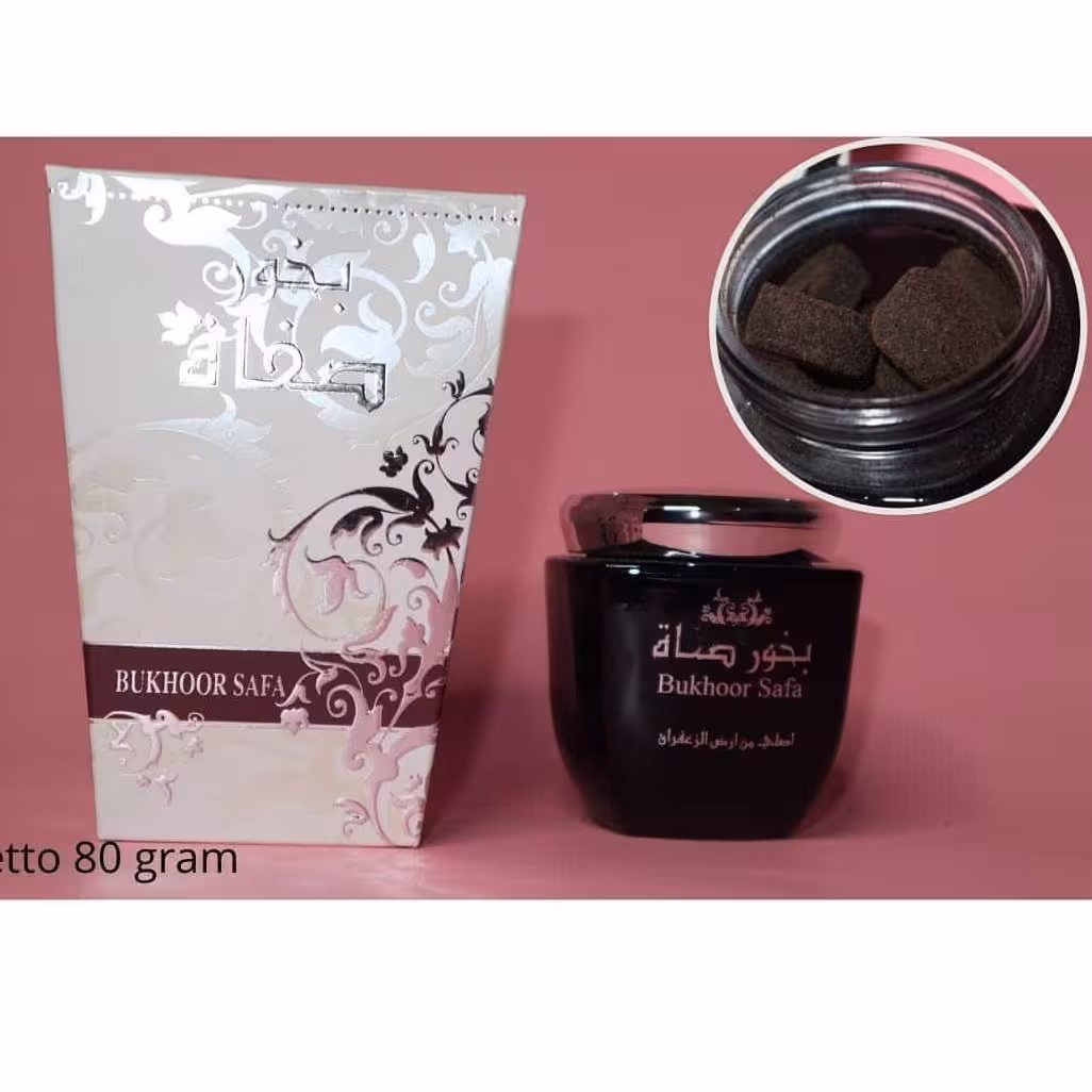 بخور صفا برند ارض الزعفران ساخت امارات 80گرم