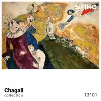 پازل شیشه ای استینو 260 تکه طرح شاگال (کد 13101)،(باجعبه)