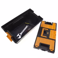 جعبه ابزار 18 اینچ قفل پلاستیکی به همراه اورگانایزر YN18 مانو