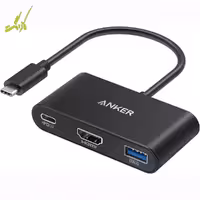 هاب 3 پورت USB-C انکر Anker Power Expand 3-in-1 USB-C PD Hub A8339
