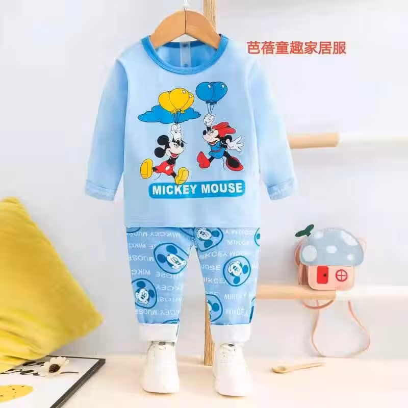 بلوز شلوار راحتی بچه گانه میکی و مینی