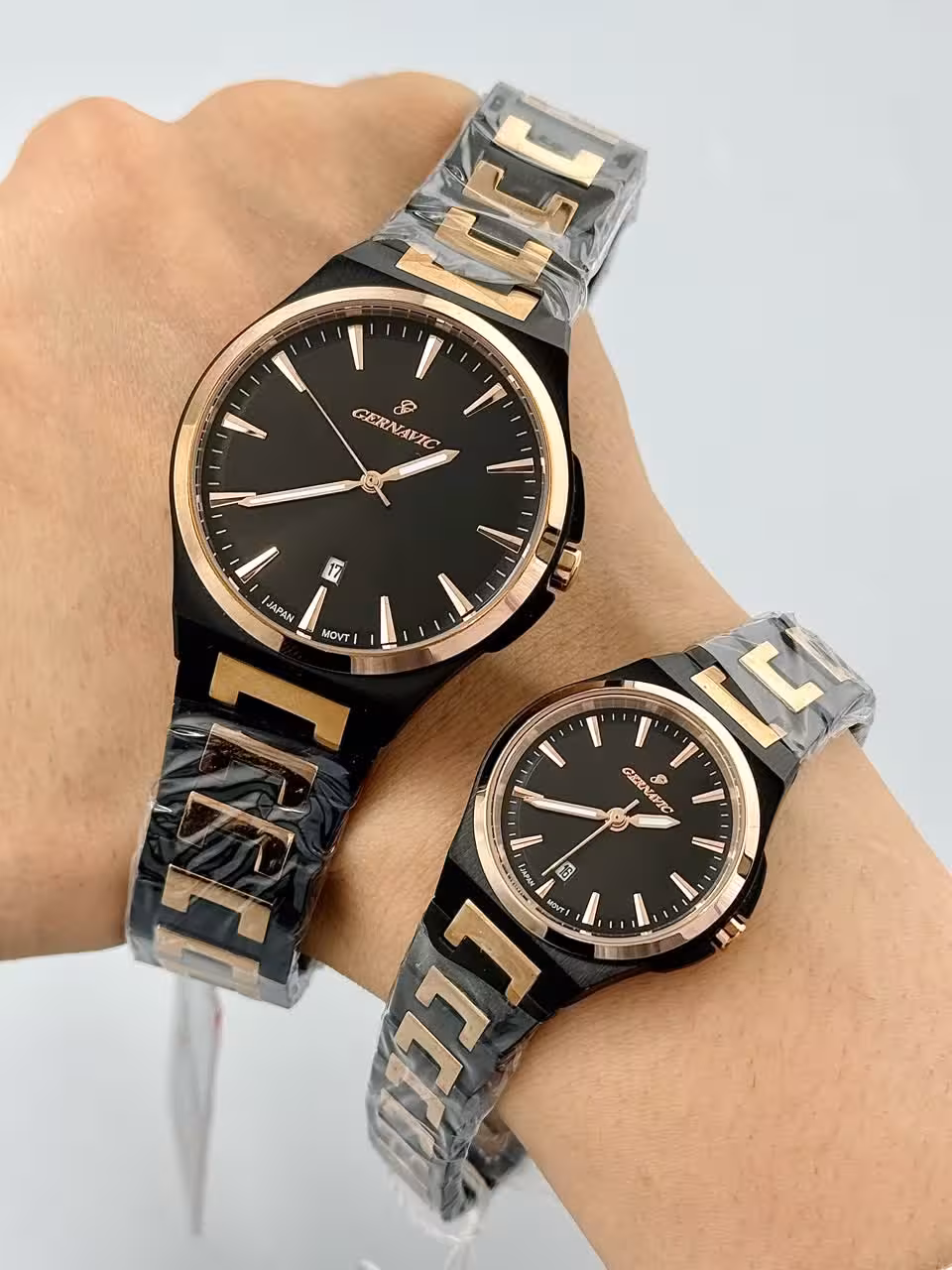 ساعت ست اورجینال مردانه و زنانه گرناویک مدل GERNAVIC 227G 227L RB