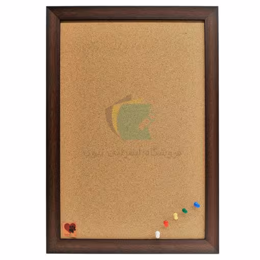 تابلو اعلانات چوب پنبه فابیران سایز 32x24 سانتی متر