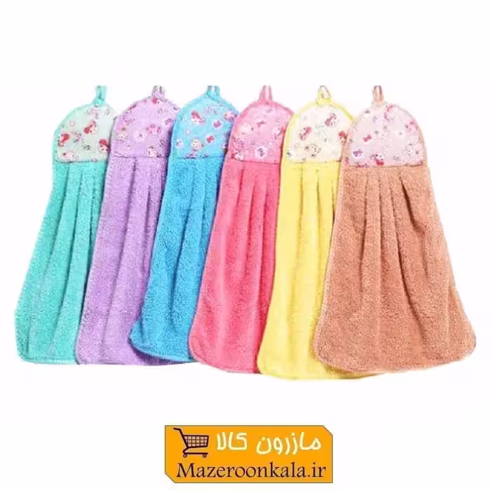حوله آویز آشپزخانه مدل سه گوش نرم و لطیف HTZ-006
