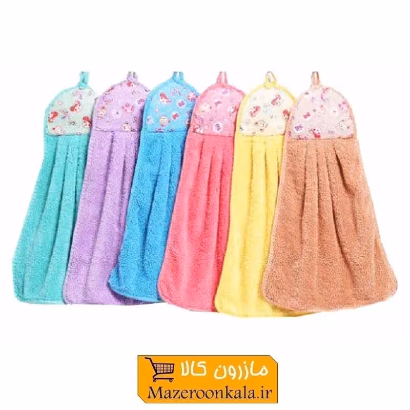 حوله آویز آشپزخانه مدل سه گوش نرم و لطیف HTZ-006