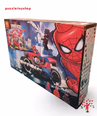 لگو اسپایدرمن موتوری و ونوم قرمز BELA کد 11186