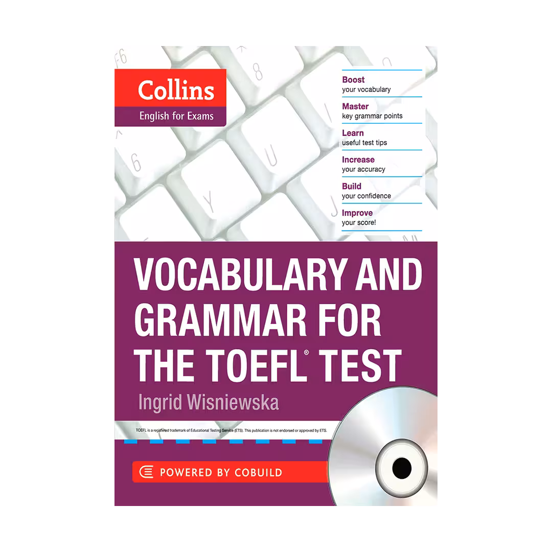 کتاب Collins Skills Vocabulary and Grammar for The TOEFL iBT Test برای آزمون تافل