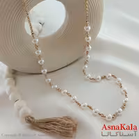 گردنبند ژوپینگ مینیمال دخترانه مدل مرواریدی کد GNB161040W