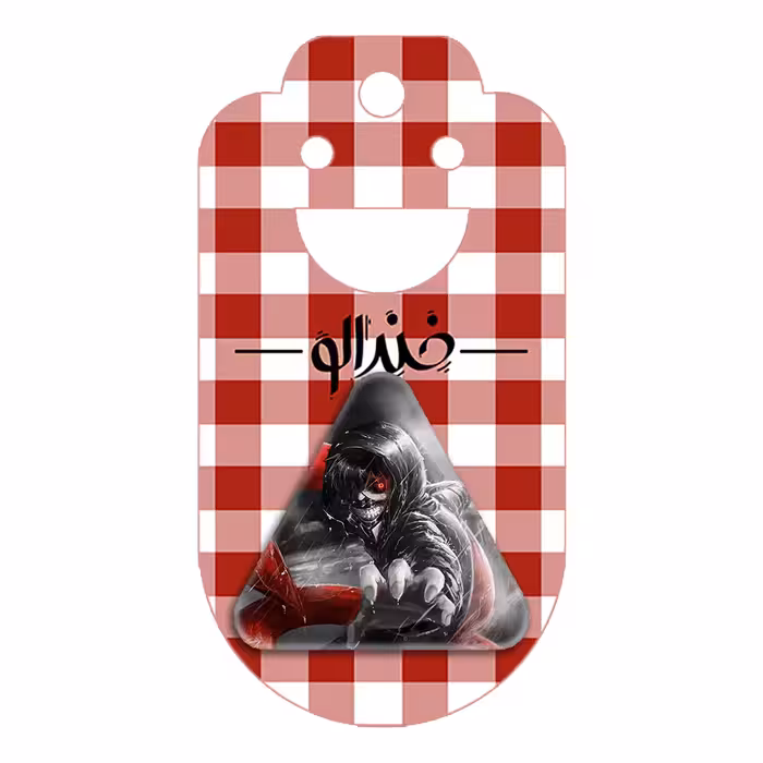 پیکسل خندالو طرح کانکی کن انیمه توکیو غول مدل مثلثی کد 11906