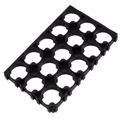 نگهدارنده باتری لیتیومی مدل 15cell کد 18650 بسته 4 عددی