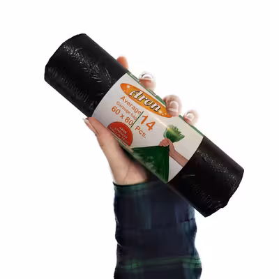 کیسه زباله آرون مدل ARON-6080-5PKG پنج رول 14 عددی