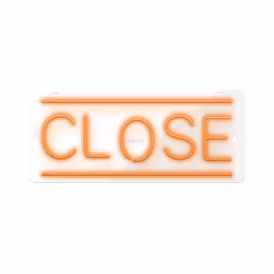 چراغ دیواری نئون دیزاین طرح Close_ORG