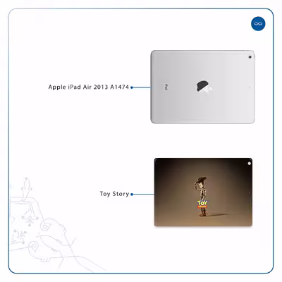 برچسب پوششی ماهوت مدل Toy Story مناسب برای تبلت اپل iPad Air 2013 A1474
