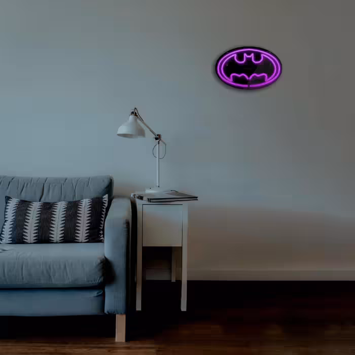 چراغ دیواری نئون دیزاین طرح Batman-BL_PR