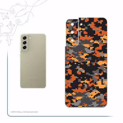 برچسب پوششی ماهوت مدل Army-Autumn-pixel مناسب برای گوشی موبایل سامسونگ Galaxy S21 FE 5G