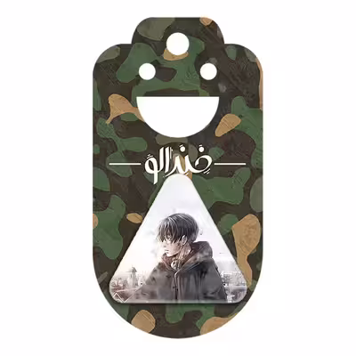 پیکسل خندالو طرح لیوای آکرمن انیمه اتک آن تایتان مدل مثلثی کد 11021