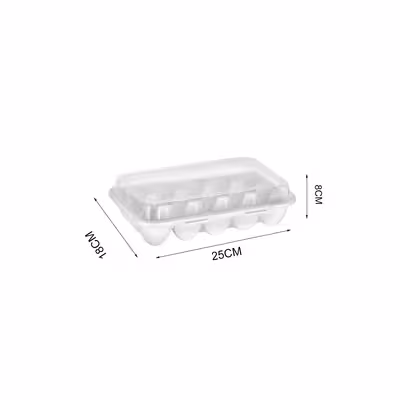 ظرف نگهدارنده تخم مرغ ایراک پلاستیک مدل yu-15