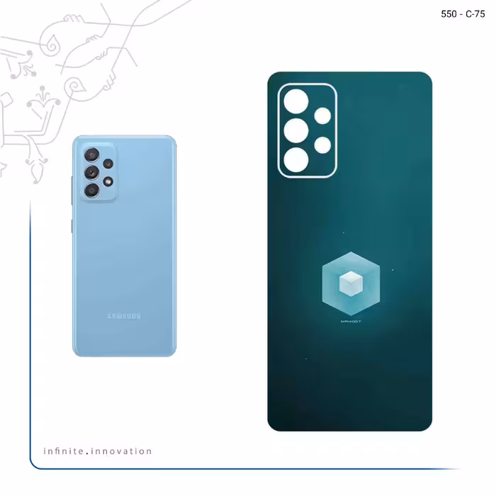 برچسب پوششی ماهوت مدل Minimal Cube icon مناسب برای گوشی موبایل سامسونگ Galaxy A52s 5G