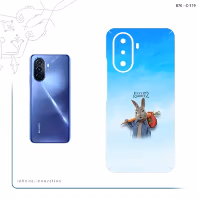برچسب پوششی ماهوت مدل Peter Rabbit مناسب برای گوشی موبایل هوآوی Nova Y70 Plus