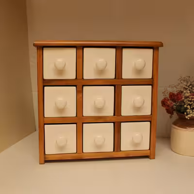 جا ادویه 9 پارچه مدل کشویی کد 09