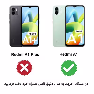 کاور کانواس مدل Sonix مناسب برای گوشی موبایل شیائومی Redmi A1