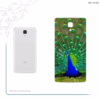 برچسب پوششی ماهوت مدل Peacock مناسب برای گوشی موبایل شیائومی Mi 4