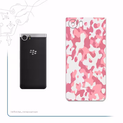 برچسب پوششی ماهوت مدل Army-Pink مناسب برای گوشی موبایل بلک بری KEYONE